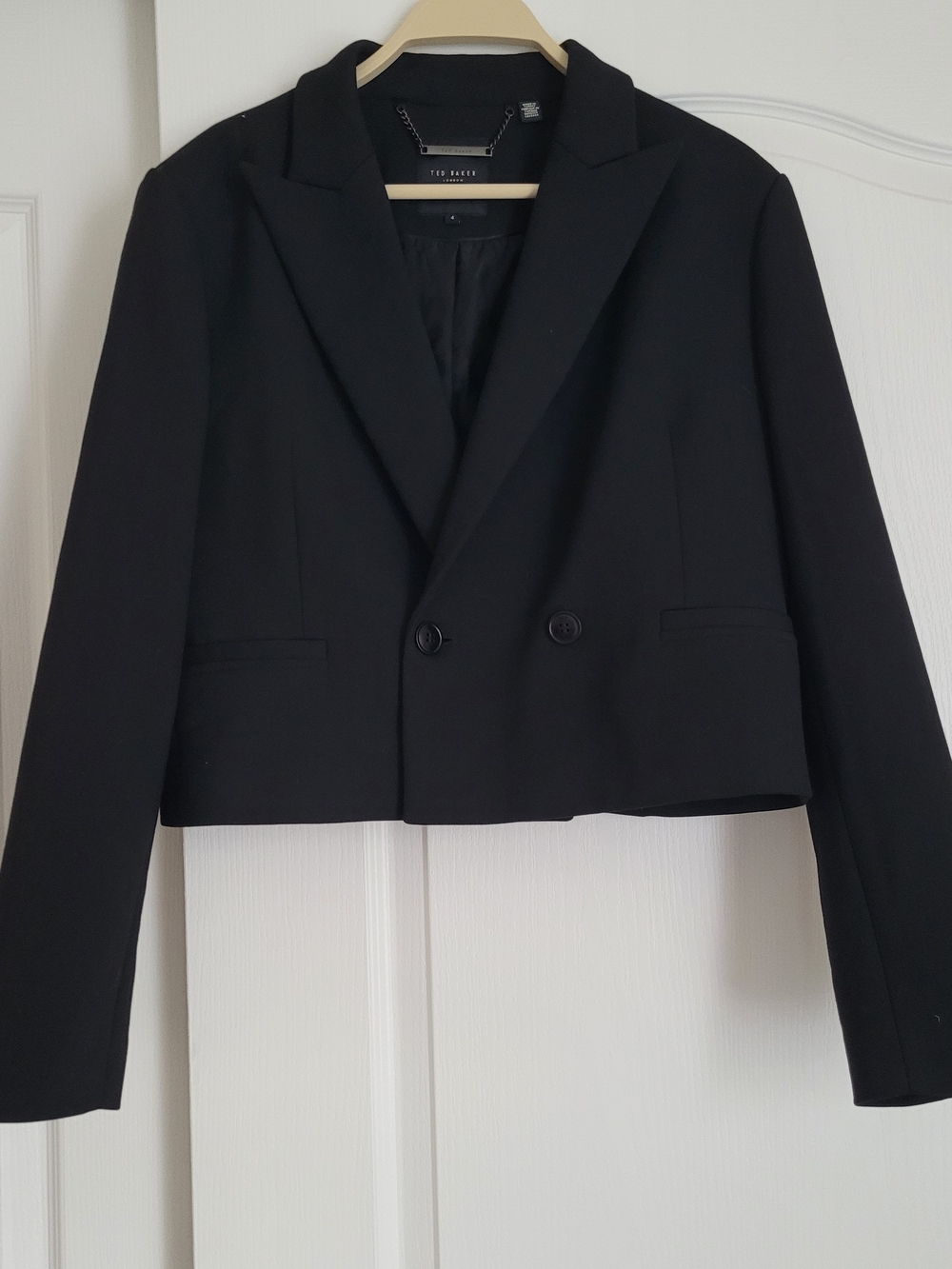Ted Baker Indiya Black Cropped Evening Jacket